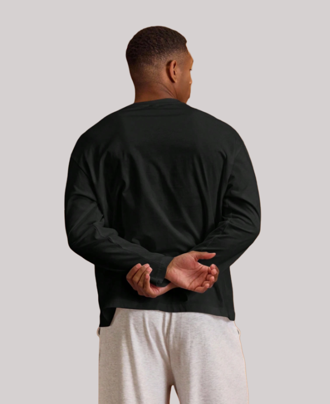 Senvanlore Black Essential Long Sleeve