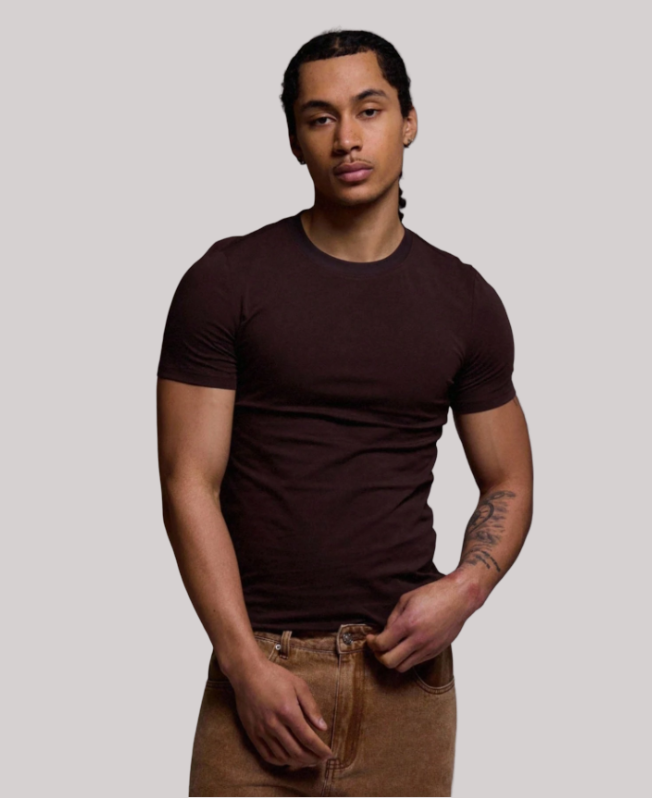 Senvanlore Cocoa Essential Slim T-Shirt