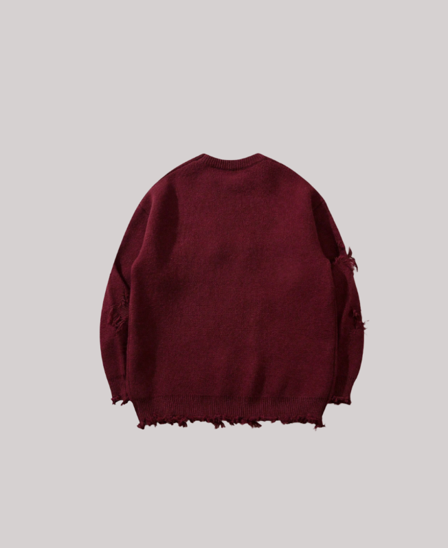 Senvanlore Dark Rouge Sweater
