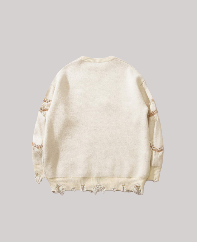 Senvanlore Frosted Edge Sweater