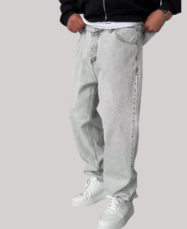 Senvanlore Frosted Grey Jeans