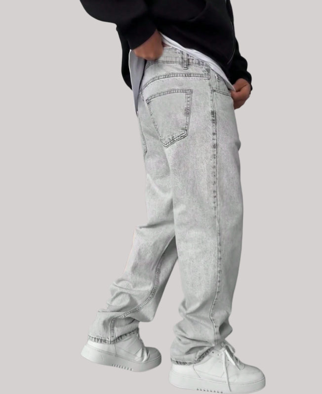 Senvanlore Frosted Grey Jeans