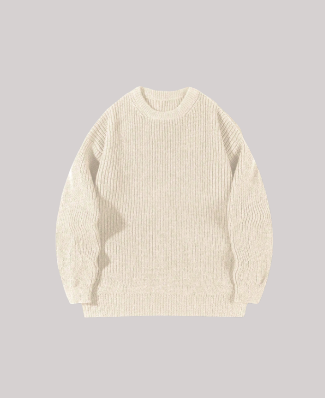 Senvanlore Ivory Essential Sweater