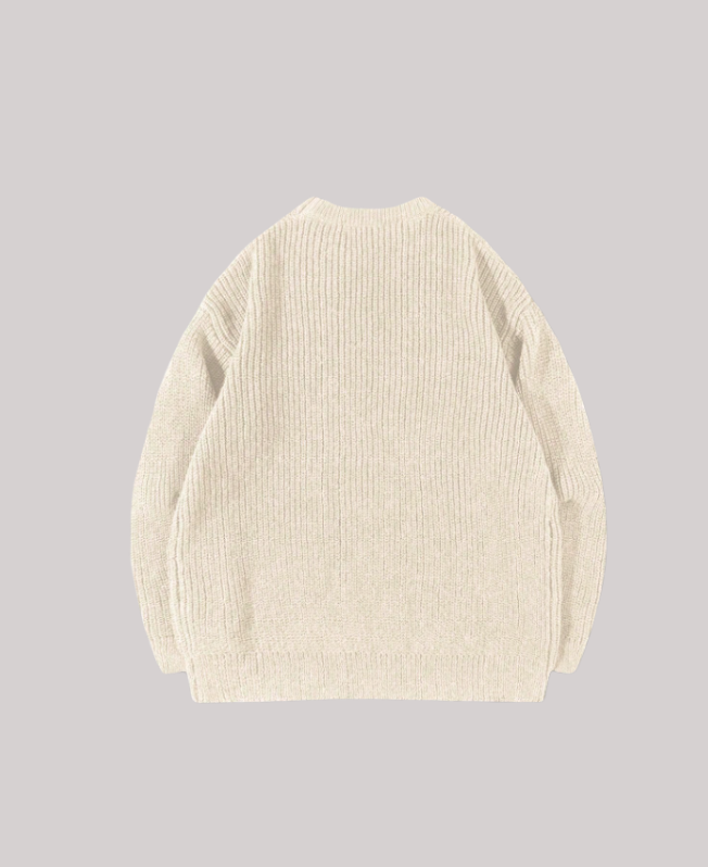 Senvanlore Ivory Essential Sweater
