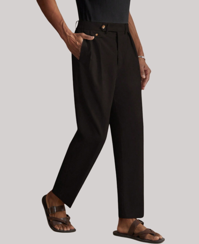 Senvanlore Midnight Cropped Trousers