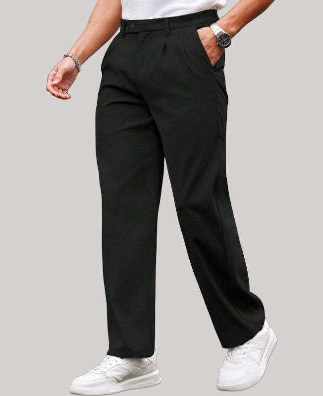 Senvanlore NoirFlex Tailored Trousers