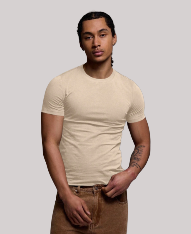 Senvanlore Oat Essential Slim T-Shirt