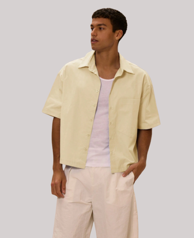 Senvanlore Oat Minimal Resort Shirt