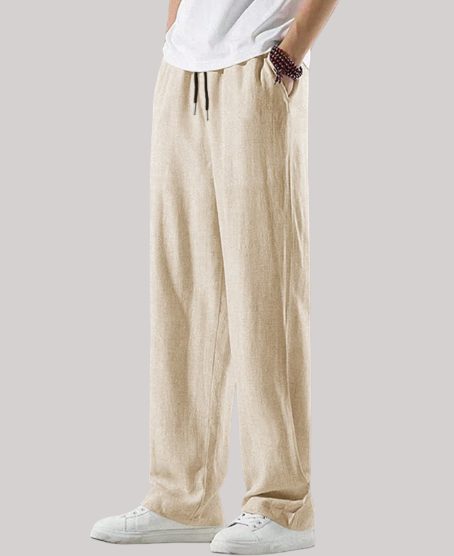 Senvanlore Oat Relaxed Drawstring Trousers