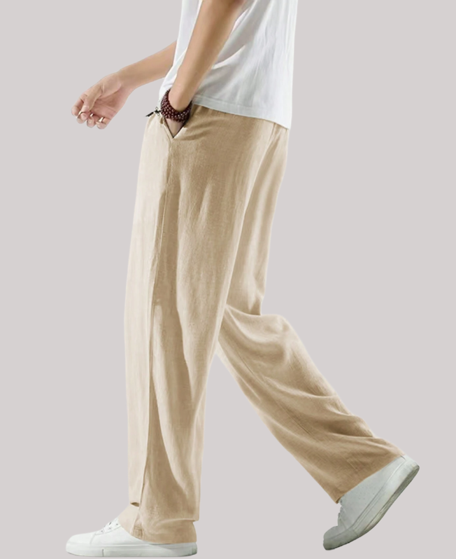 Senvanlore Oat Relaxed Drawstring Trousers