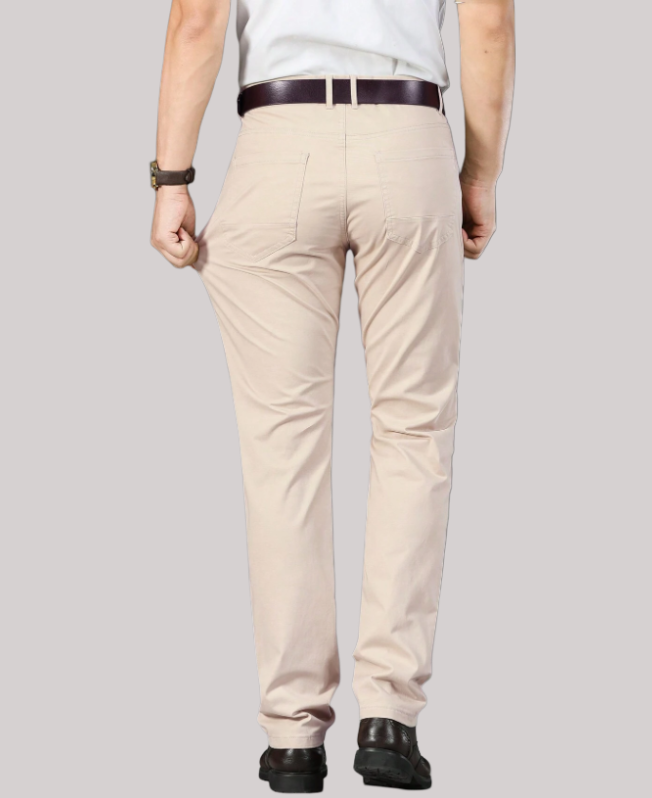 Senvanlore Sand Classic Fit Trousers