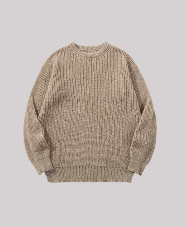 Senvanlore Sandstone Essential Sweater
