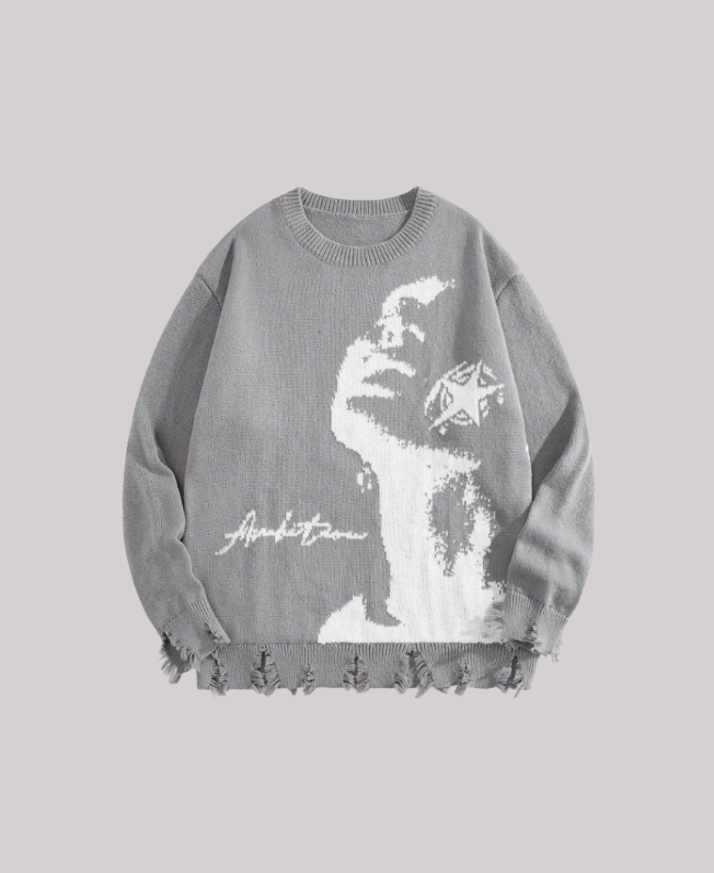 Senvanlore Smoke Art Sweater