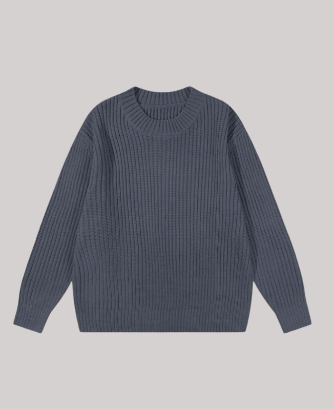 Senvanlore Steel Blue Essential Sweater