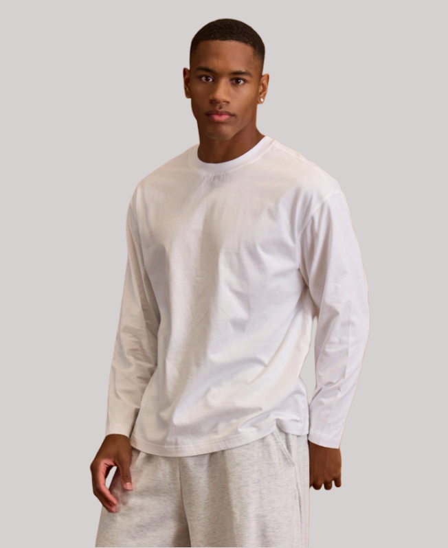 Senvanlore White Essential Long Sleeve