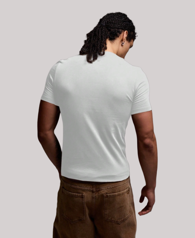 Senvanlore White Essential Slim T-Shirts