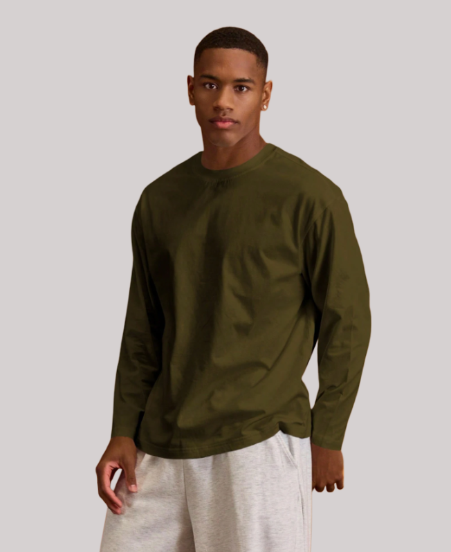 Senvanlore Olive Essential Long Sleeve